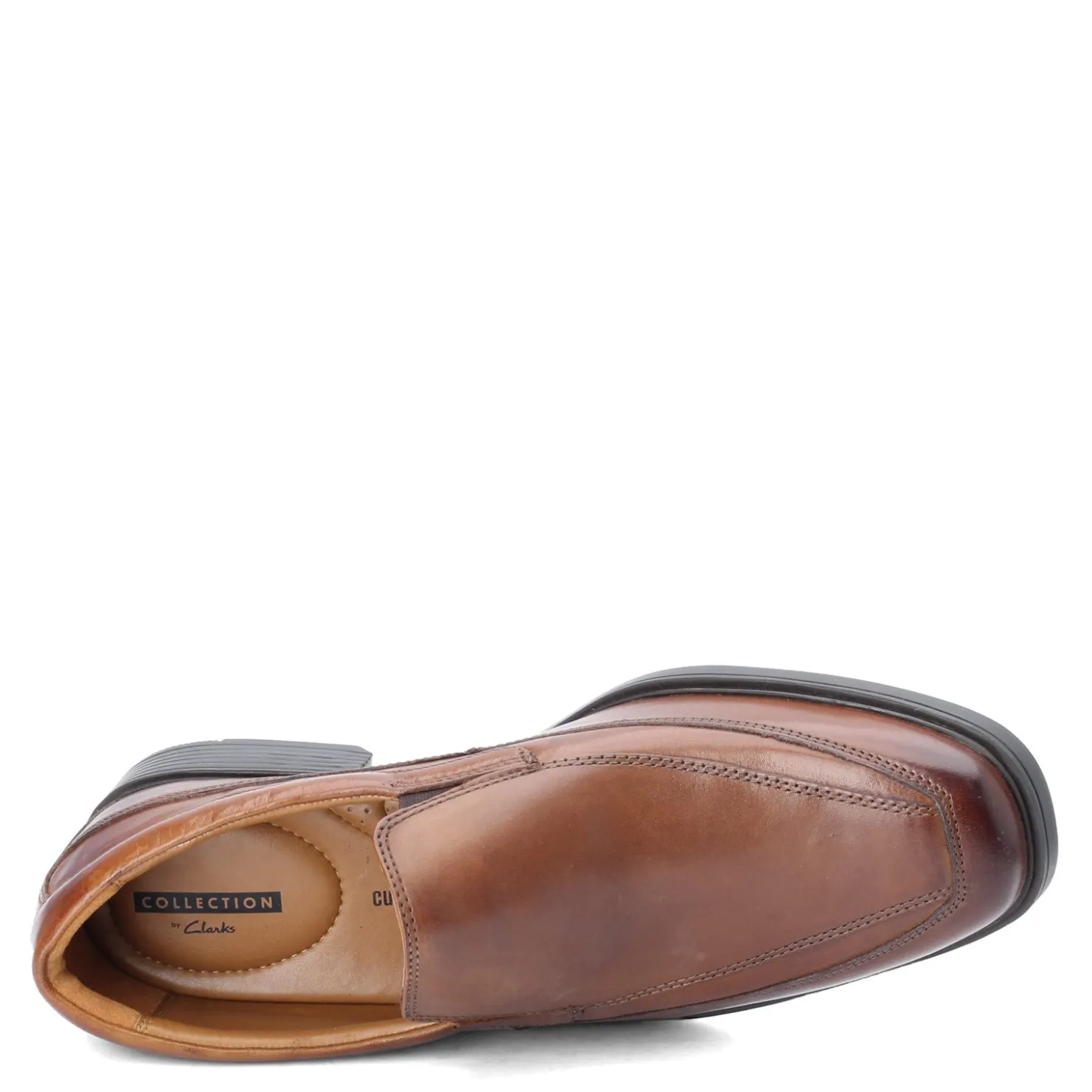 Slip-On Shoes*Clarks Men's , Tilden Free Loafer Dark Tan Leather