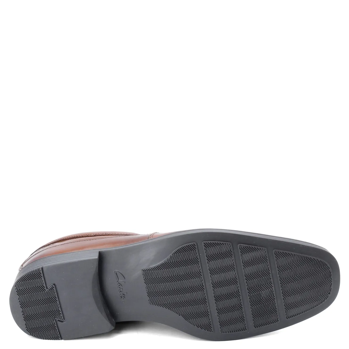 Slip-On Shoes*Clarks Men's , Tilden Free Loafer Dark Tan Leather