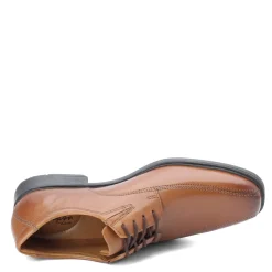 Dress*Clarks Men's , Tilden Walk Oxford Dark Tan Leather