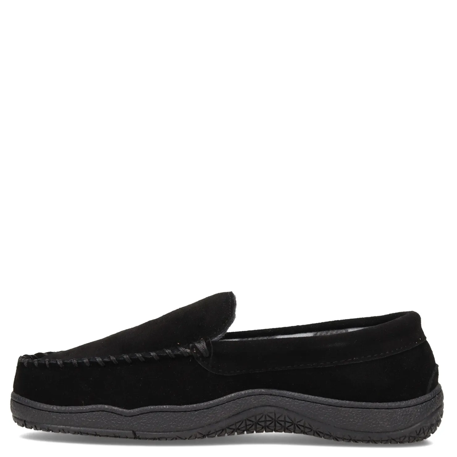 Slippers*Green Market Services Co Inc Men's Clarks, Venetian Moc Slipper Black