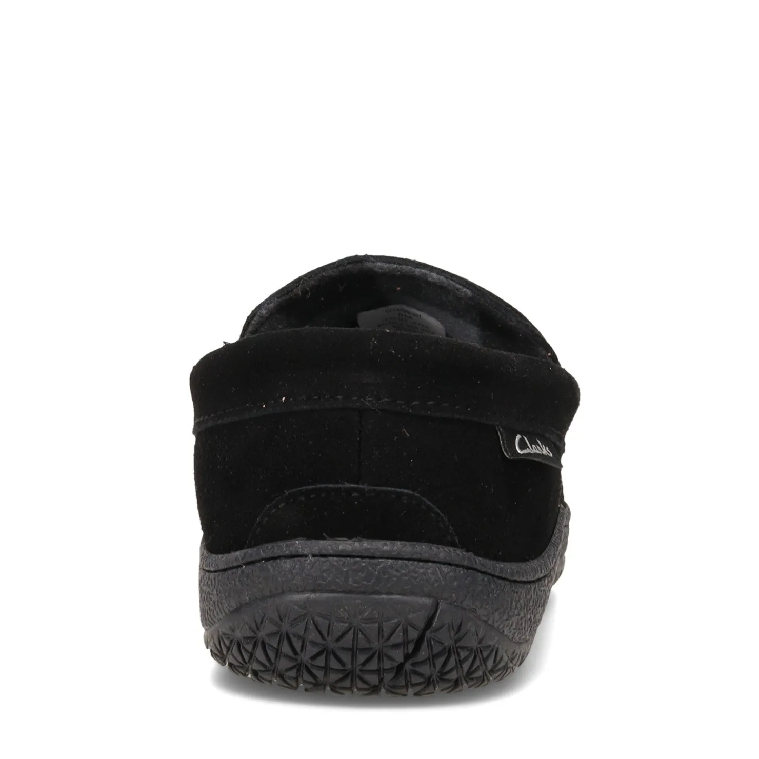 Slippers*Green Market Services Co Inc Men's Clarks, Venetian Moc Slipper Black