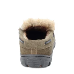 Slippers*Green Market Services Co Inc Men's Clarks, Venetian Moccasin Slipper Sage Green
