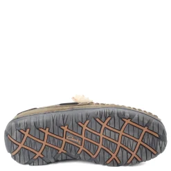 Slippers*Green Market Services Co Inc Men's Clarks, Venetian Moccasin Slipper Sage Green