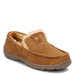 Slippers*Clarks Men's , Venetian Moccasin Slipper Cinnamon