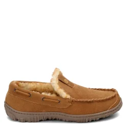 Slippers*Clarks Men's , Venetian Moccasin Slipper Cinnamon