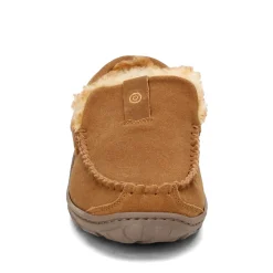 Slippers*Clarks Men's , Venetian Moccasin Slipper Cinnamon