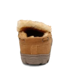Slippers*Clarks Men's , Venetian Moccasin Slipper Cinnamon