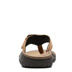 Sandals*Clarks Men's , Wesley Sun Sandal Tan Leather