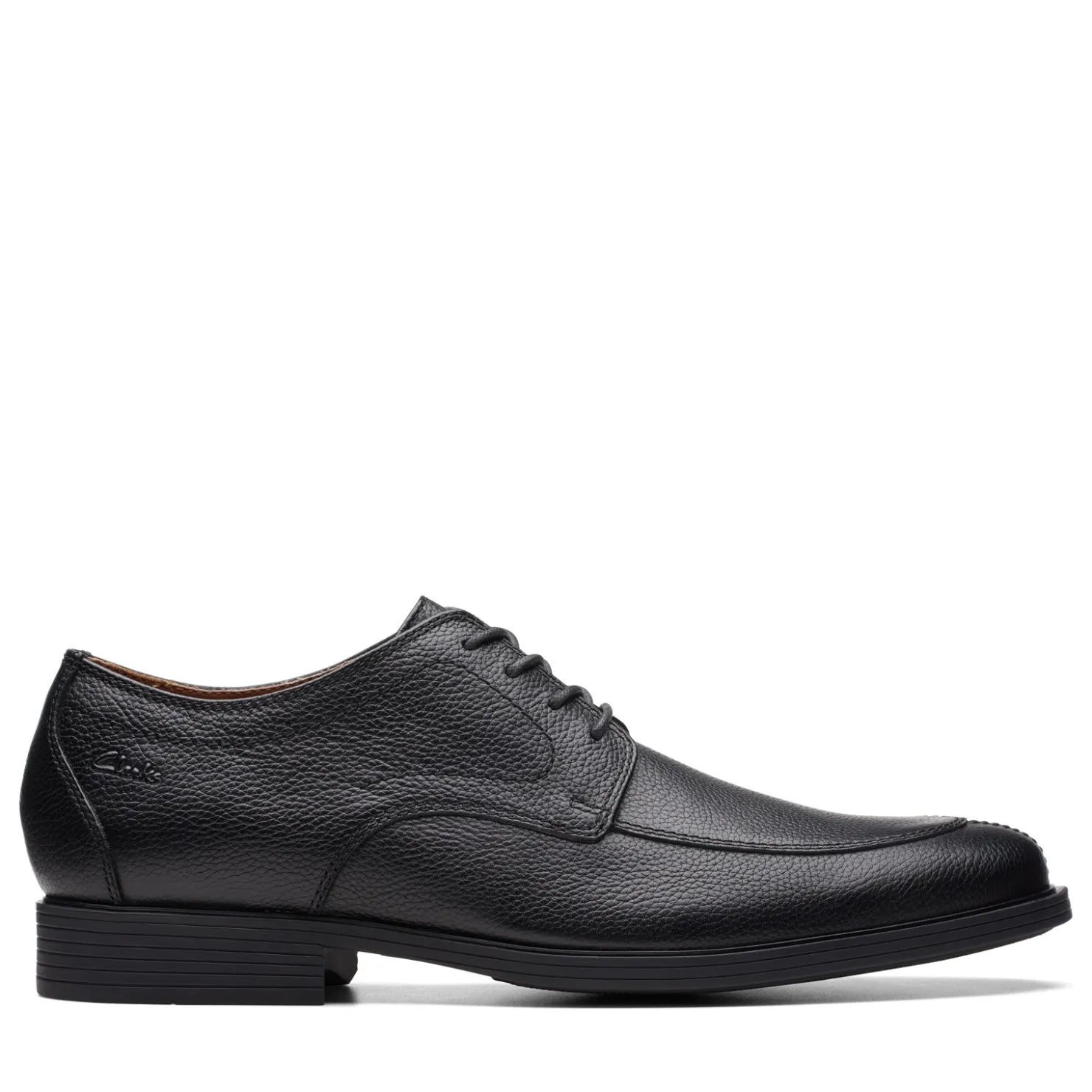 Dress*Clarks Men's , Whiddon Apron Oxford Black Tumbled