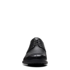 Dress*Clarks Men's , Whiddon Apron Oxford Black Tumbled