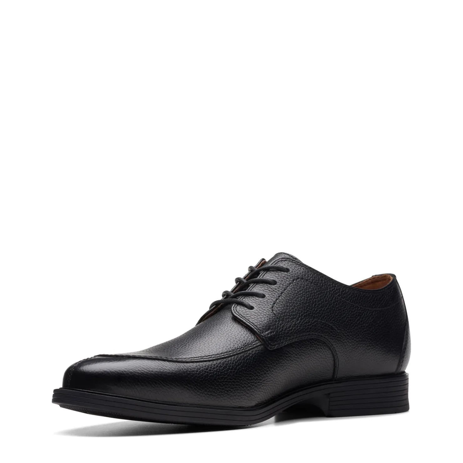Dress*Clarks Men's , Whiddon Apron Oxford Black Tumbled