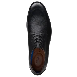 Dress*Clarks Men's , Whiddon Apron Oxford Black Tumbled