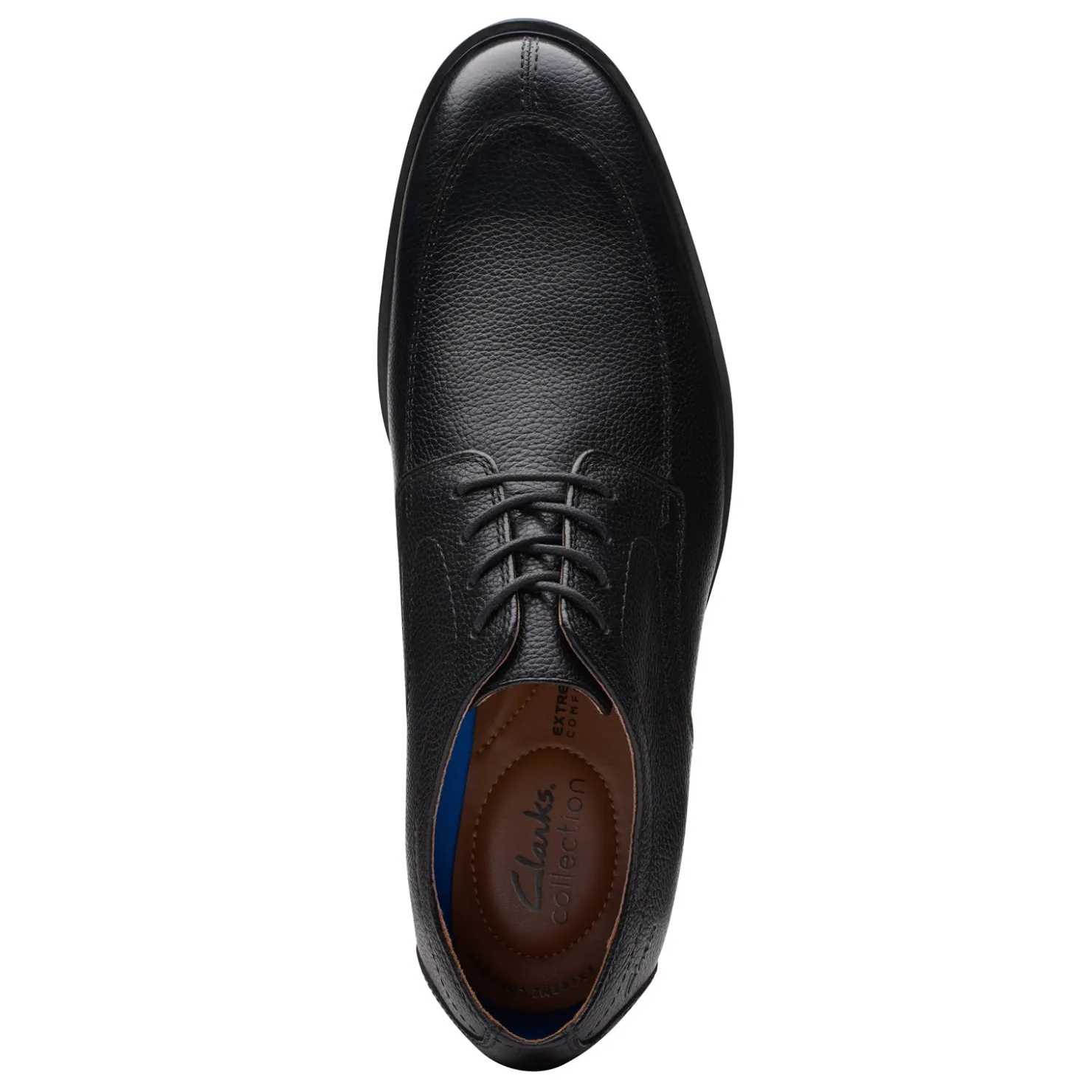 Dress*Clarks Men's , Whiddon Apron Oxford Black Tumbled