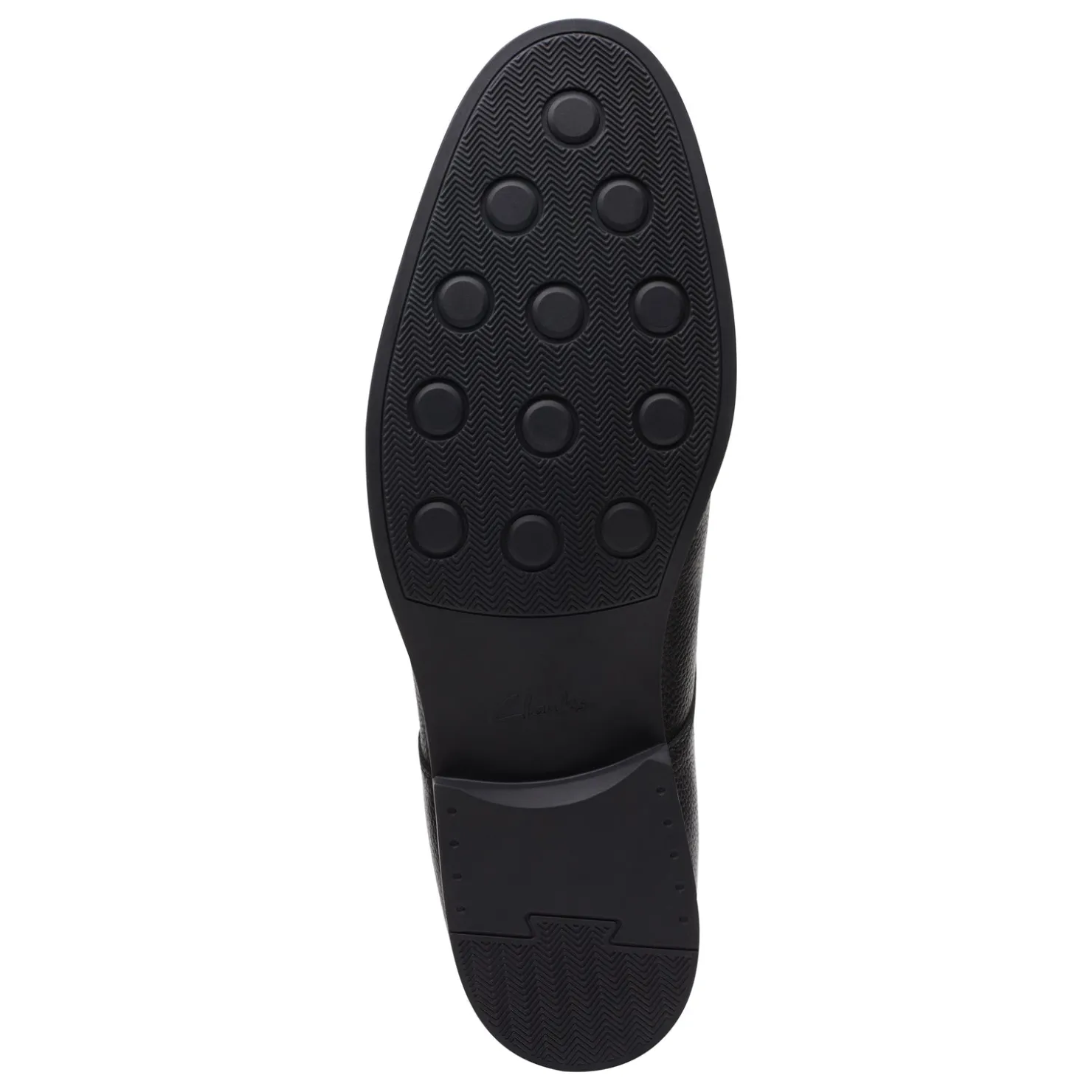 Dress*Clarks Men's , Whiddon Apron Oxford Black Tumbled