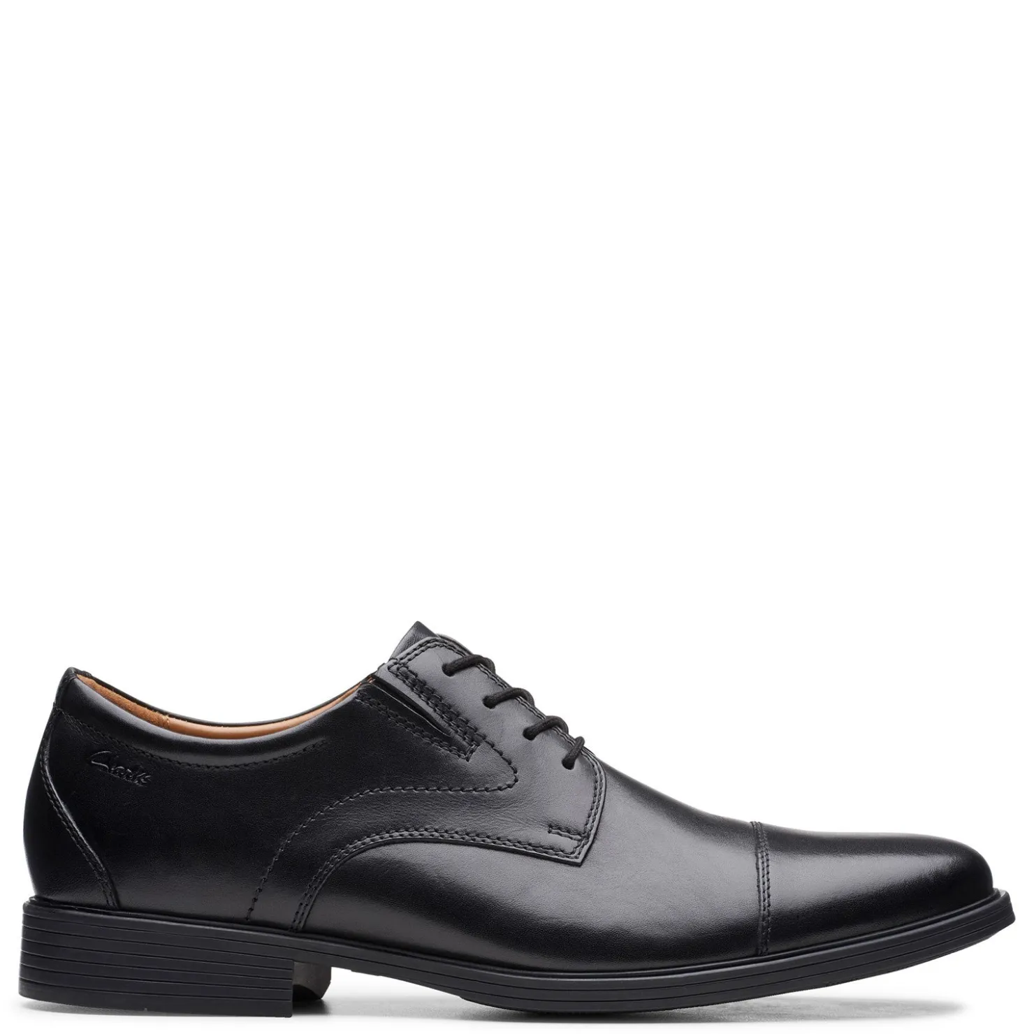 Dress*Clarks Men's , Whiddon Cap Toe Oxford Black
