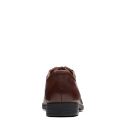Dress*Clarks Men's , Whiddon Cap Toe Oxford Mahogany Leather