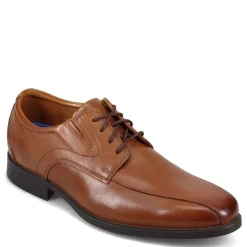 Dress*Clarks Men's , Whiddon Pace Oxford Dark Tan Leather