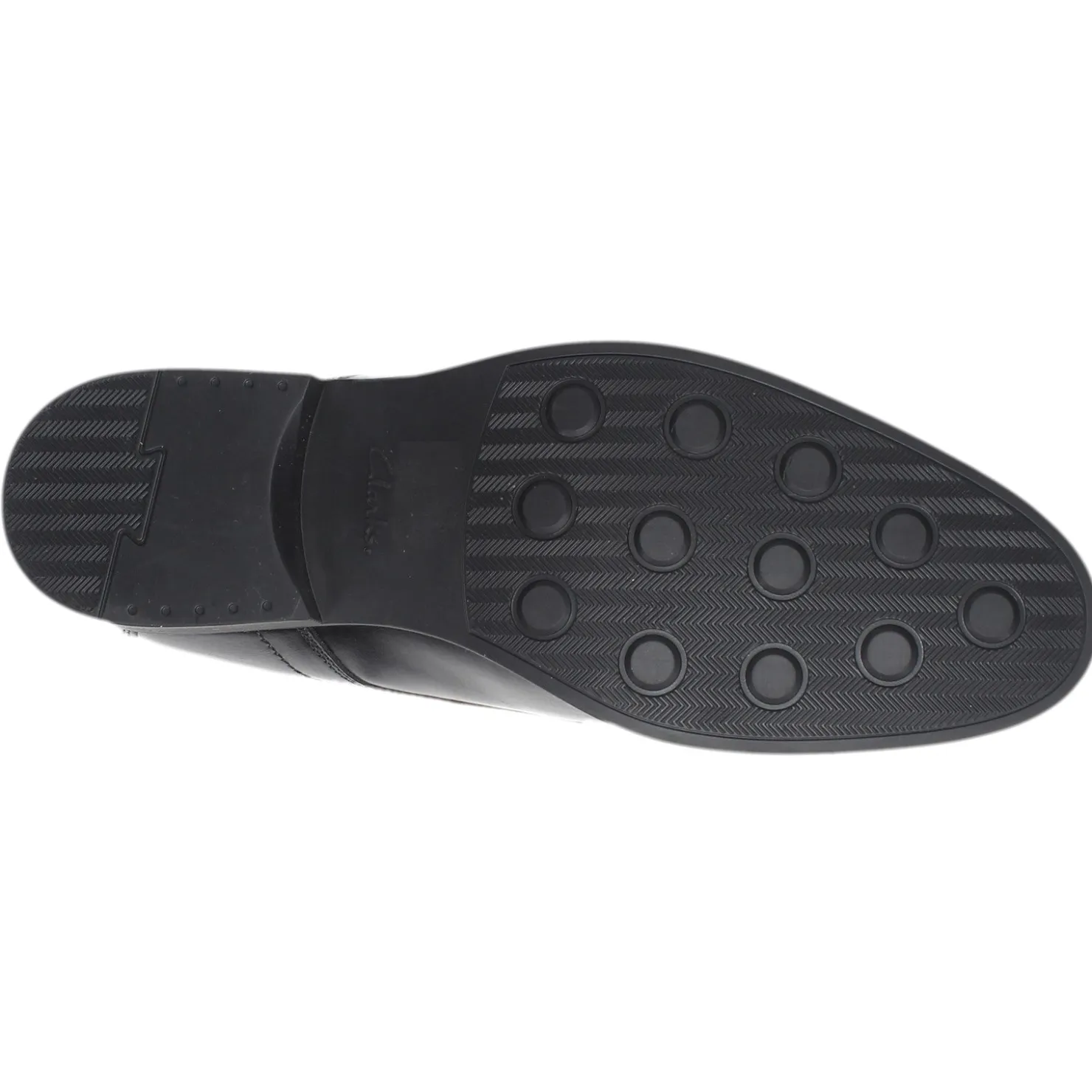 Dress*Clarks Men's , Whiddon Plain Toe Oxford Black