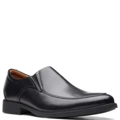 Dress*Clarks Men's , Whiddon Step Loafer Black Leather