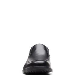 Dress*Clarks Men's , Whiddon Step Loafer Black Leather