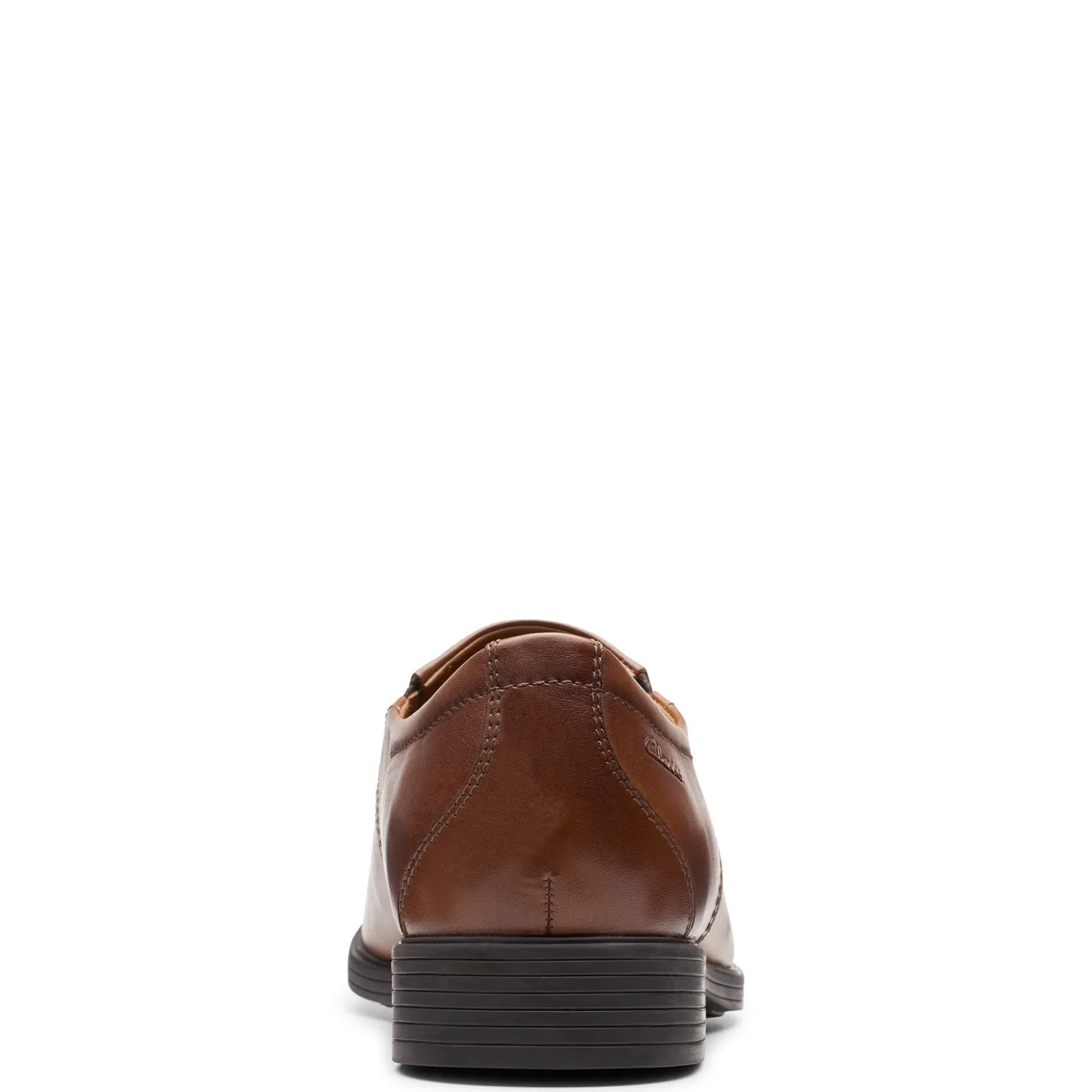 Dress*Clarks Men's , Whiddon Step Loafer Dark Tan Leather