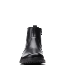 Boots*Clarks Men's , Whiddon Zip Boot Black