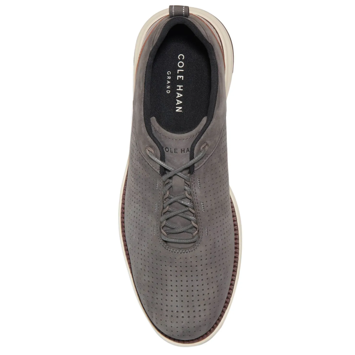Sneakers & Athletics*Cole Haan Men's , Grand Atlantic TXT Sneaker Tornado Nubuck/Woodbury/Ivory