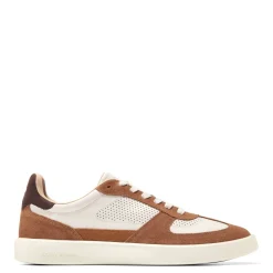 Sneakers & Athletics*Cole Haan Men's , Grand Crosscourt Modern Turf Sneaker British Tan/Dk Chocolate/Ivory