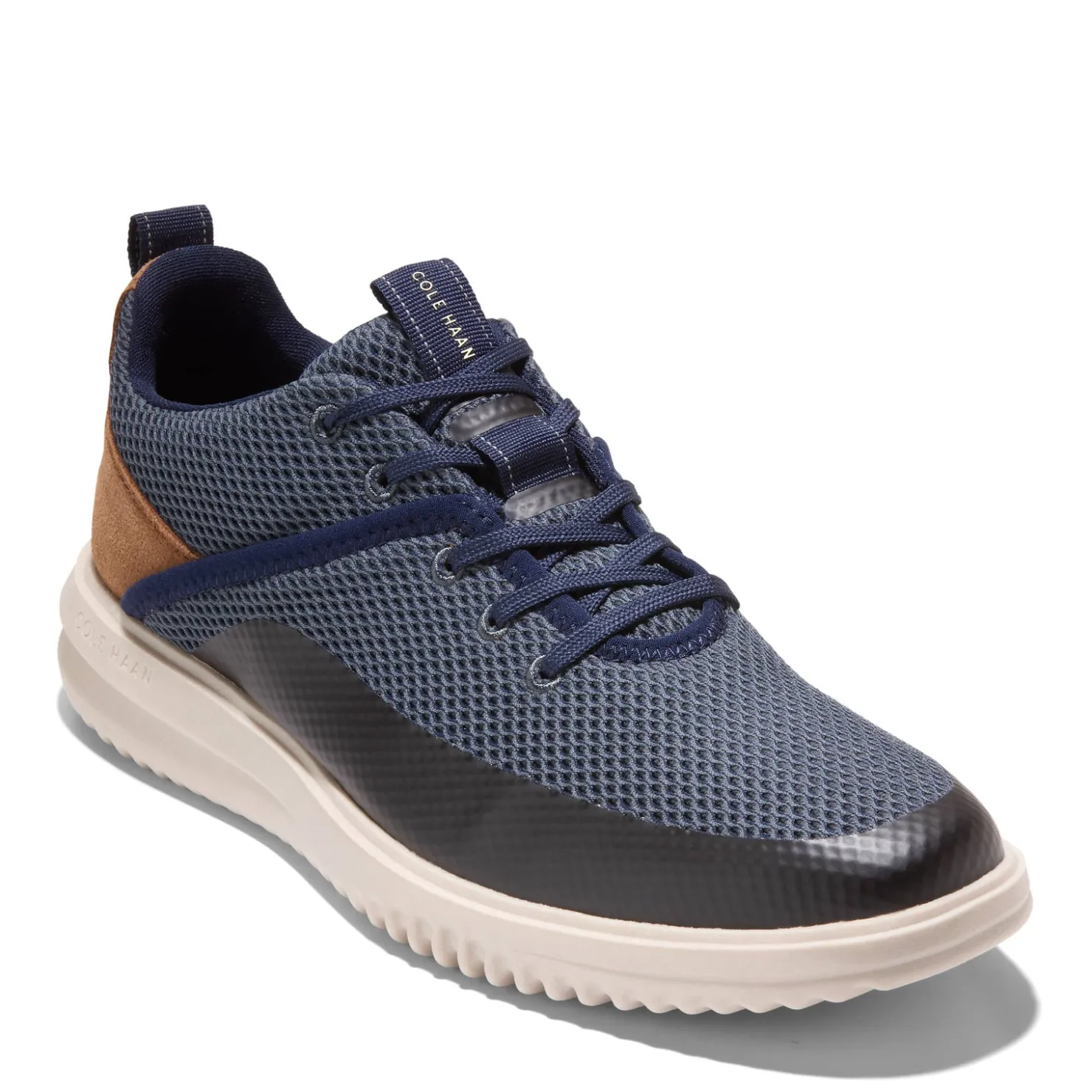Sneakers & Athletics*Cole Haan Men's , Grand+ Hybrid Sneaker Navy/British Tan