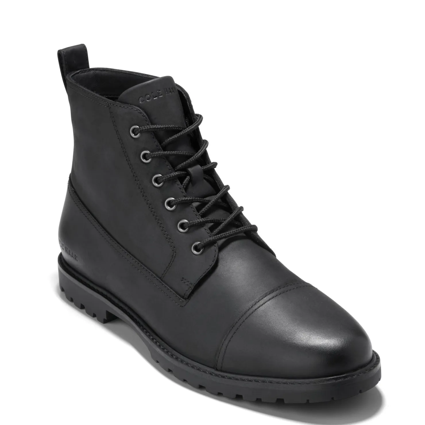 Boots*Cole Haan Men's , Grand+ Lug Boot Black/Black Nubuck