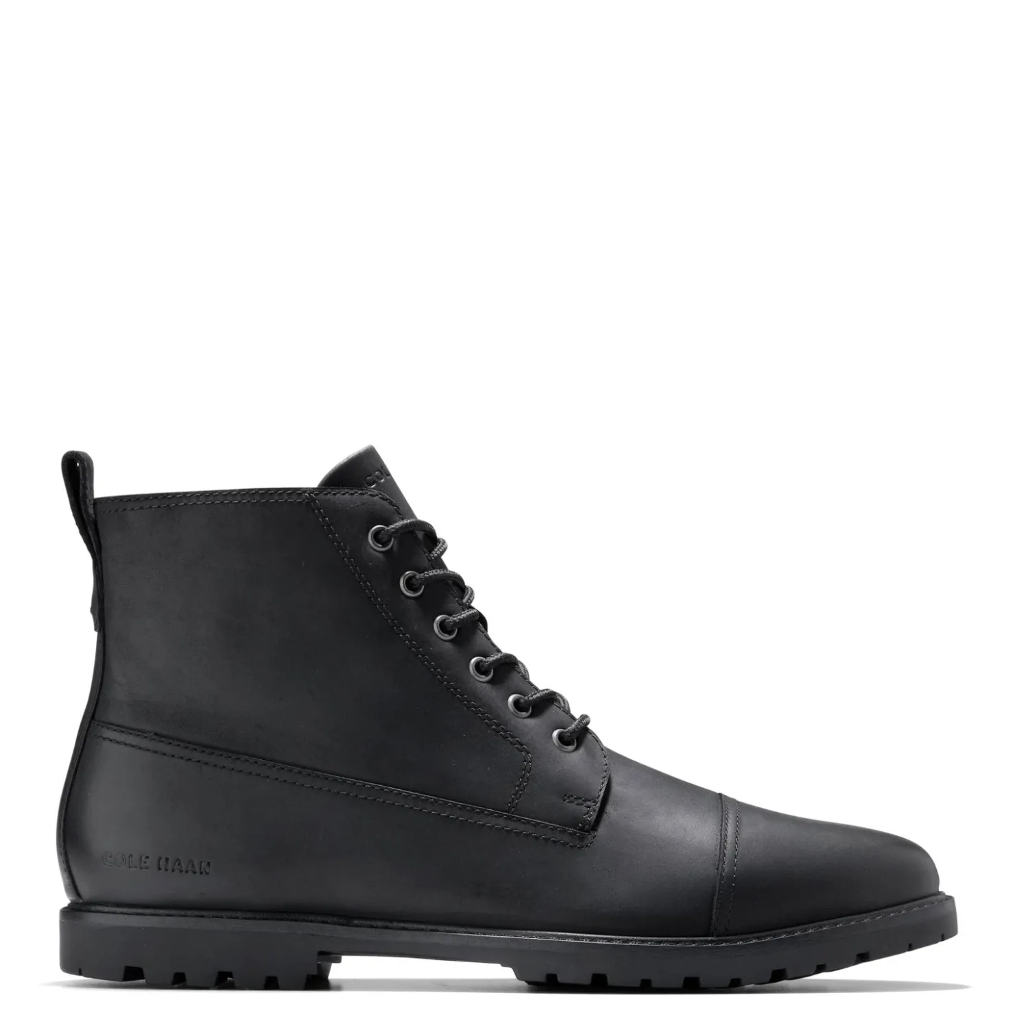 Boots*Cole Haan Men's , Grand+ Lug Boot Black/Black Nubuck