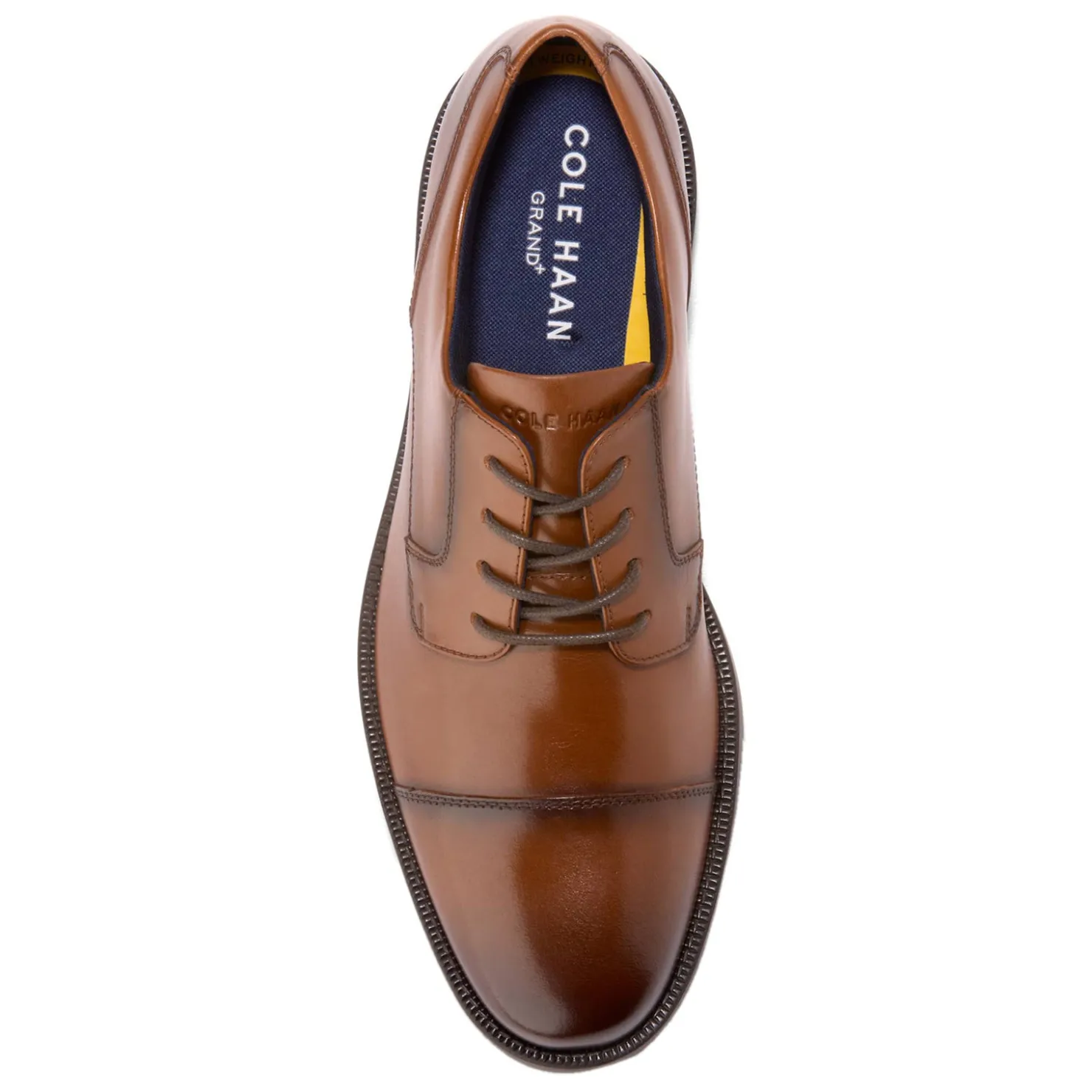 Oxfords*Cole Haan Men's , Grand+ Pratt Cap-Toe Oxford British Tan