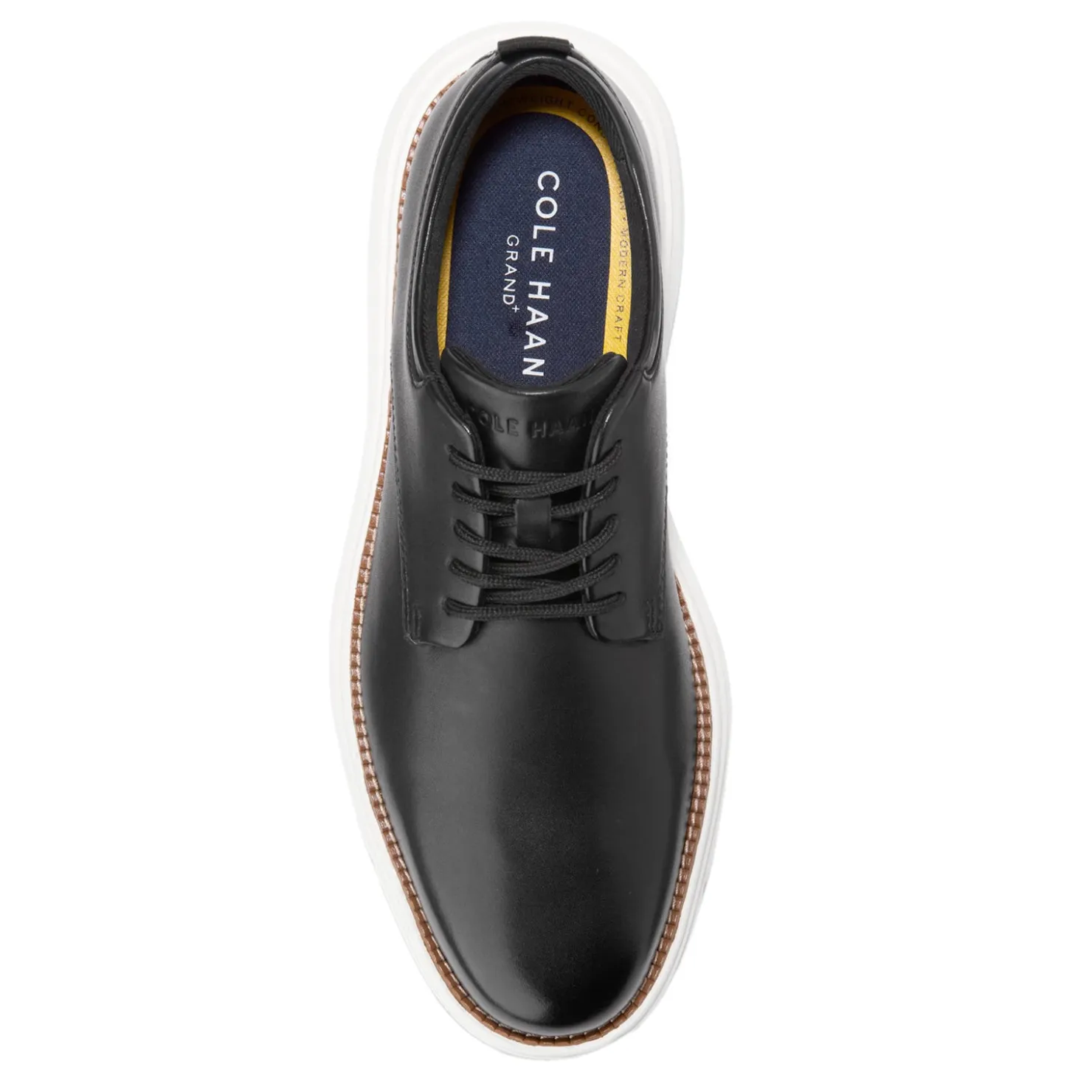 Oxfords*Cole Haan Men's , Grand+ Ultra Oxford Black/Optic White