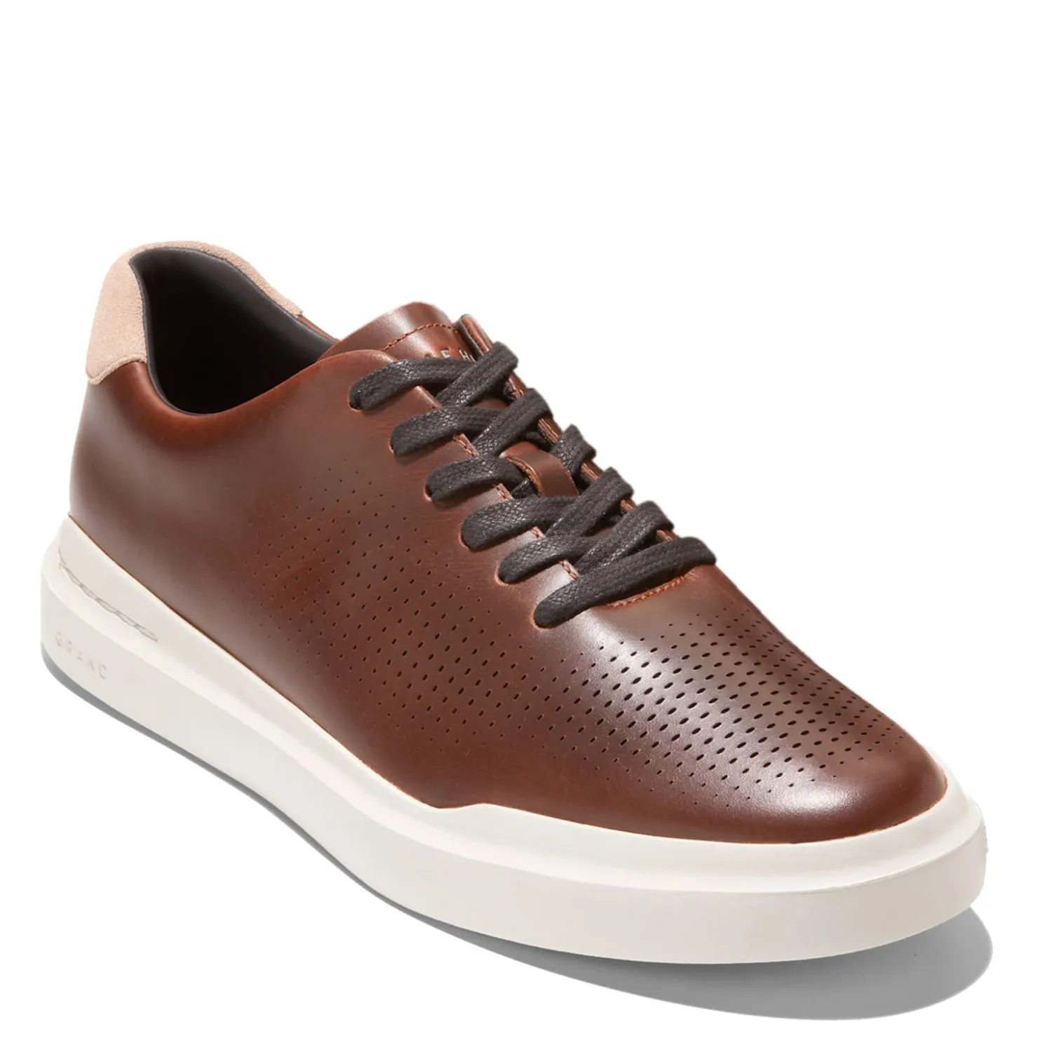 Fashion & Street*Cole Haan Men's , Grandpro Rally Laser Cut Sneaker Acorn/Sesame/Ivory