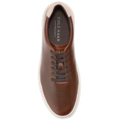 Fashion & Street*Cole Haan Men's , Grandpro Rally Laser Cut Sneaker Acorn/Sesame/Ivory