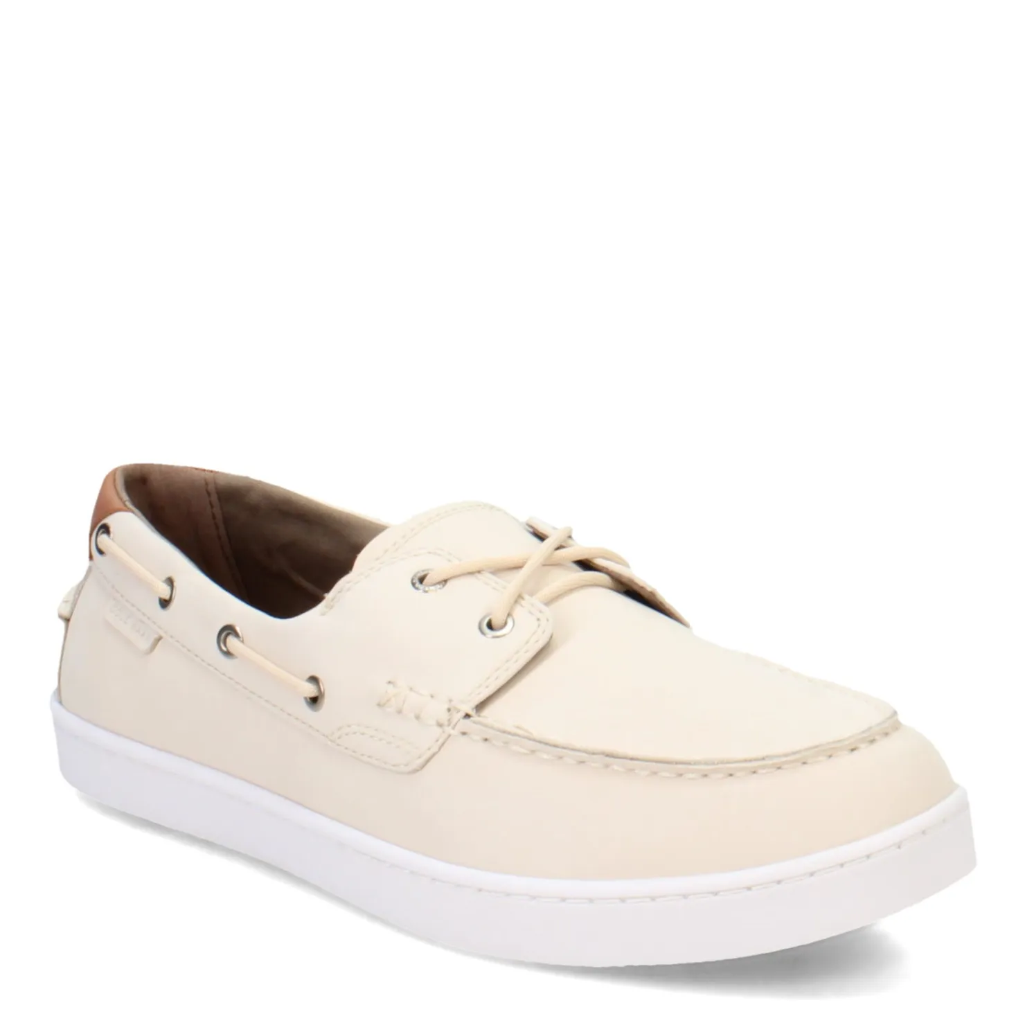 Boat Shoes*Cole Haan Men's , Nantucket Boat Shoe Whitecap Grey Nubuck/Optic White