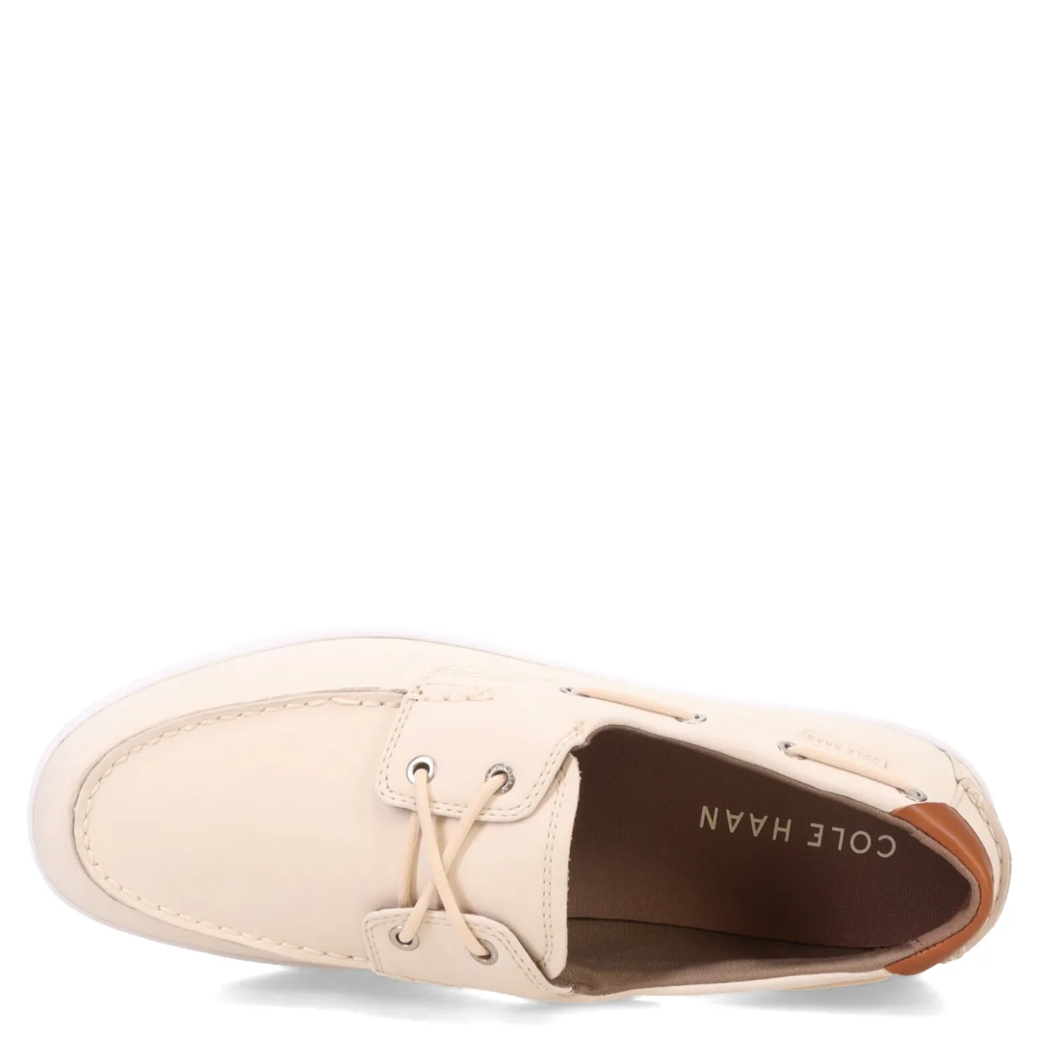 Boat Shoes*Cole Haan Men's , Nantucket Boat Shoe Whitecap Grey Nubuck/Optic White