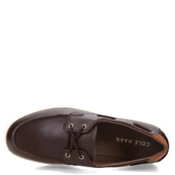 Boat Shoes*Cole Haan Men's , Nantucket Boat Shoe Dark Chocolate/Ivory
