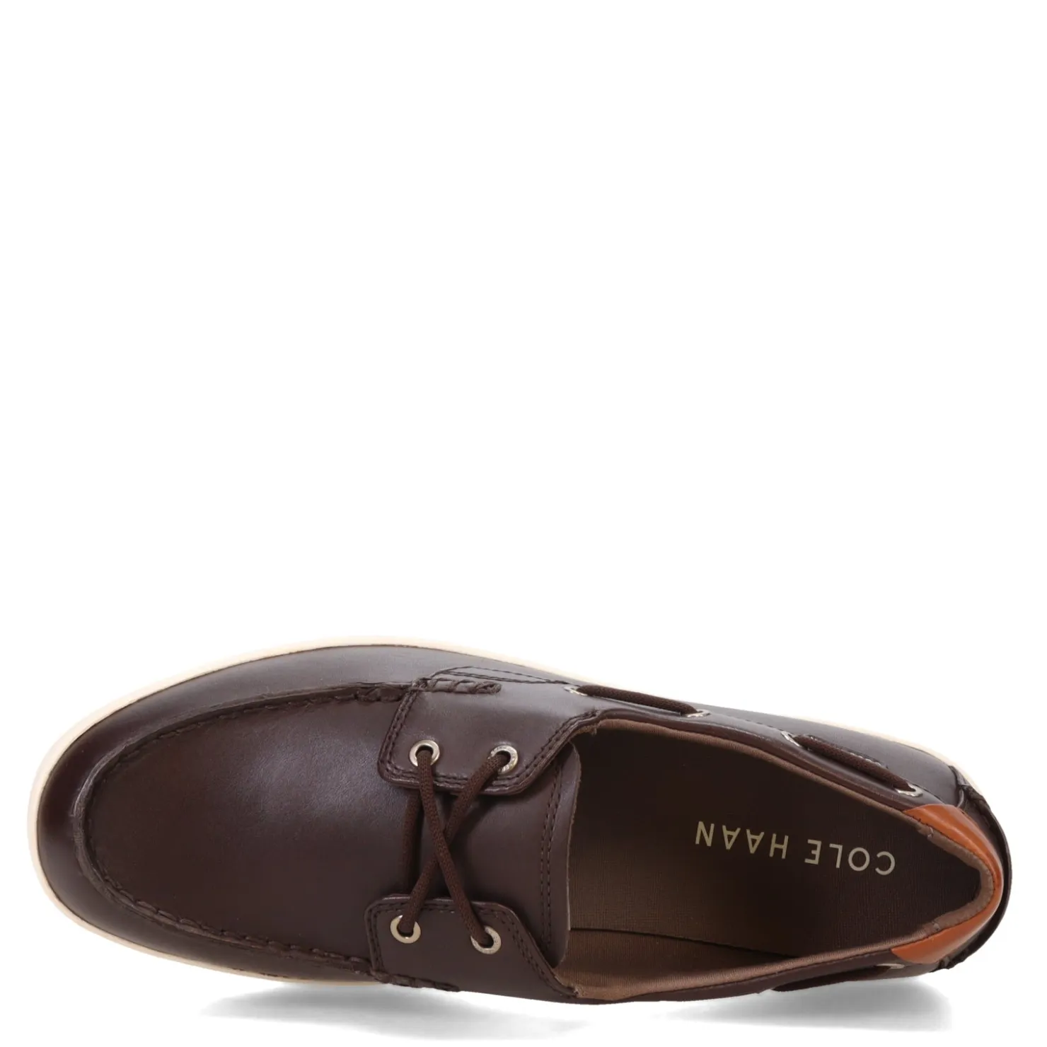 Boat Shoes*Cole Haan Men's , Nantucket Boat Shoe Dark Chocolate/Ivory