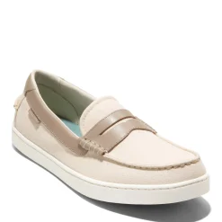 Loafers*Cole Haan Men's , Nantucket Penny Loafer Natural Canvas/Ch Dark Latte/Ivory