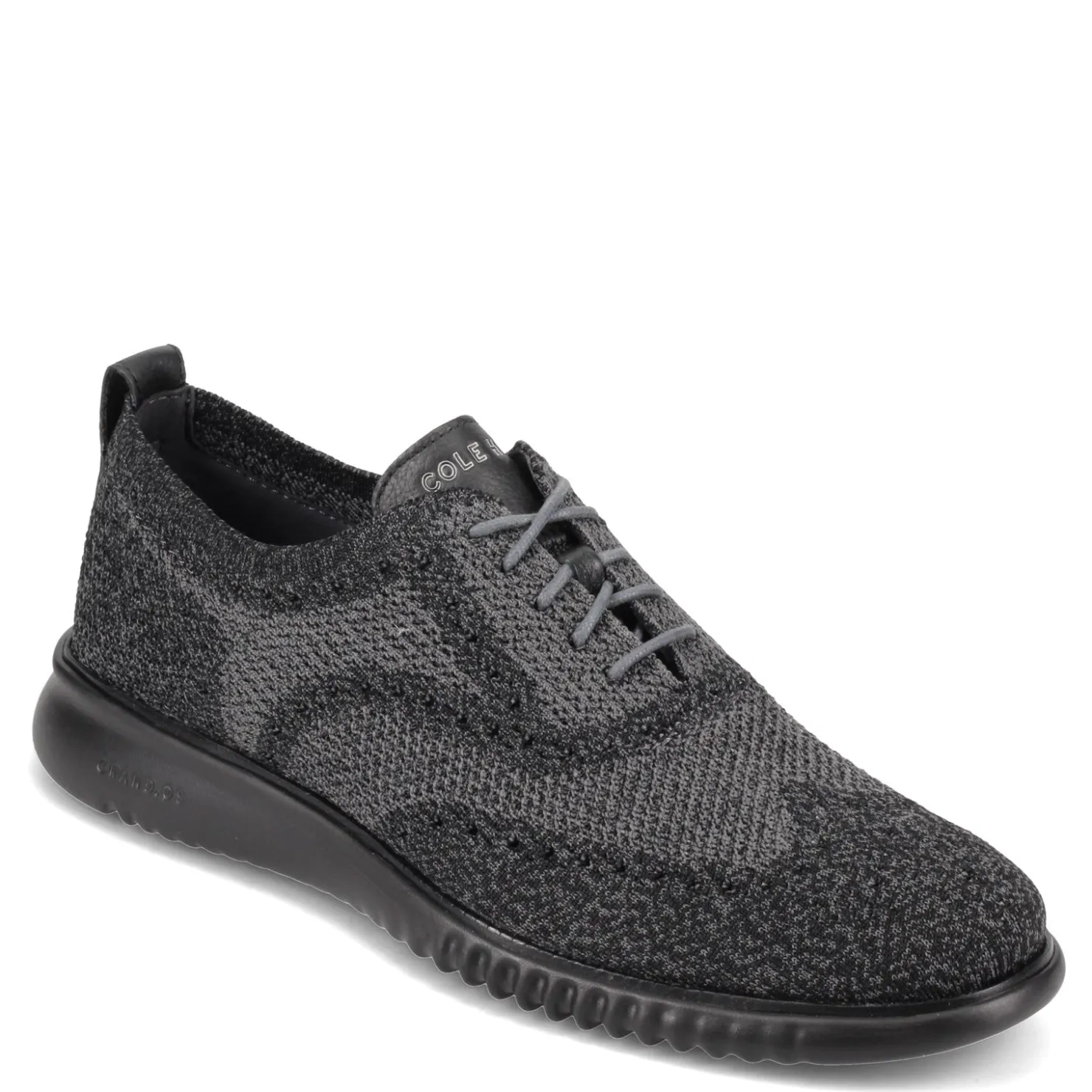 Dress*Cole Haan Men's , 2.ZER0GRAND Wingtip Oxford Black Magnet