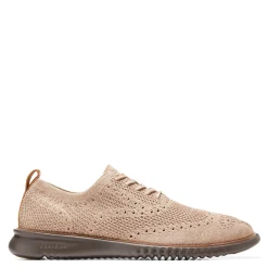 Oxfords*Cole Haan Men's , 2.ZER0GRAND Wingtip Oxford Oat/Dark Latte