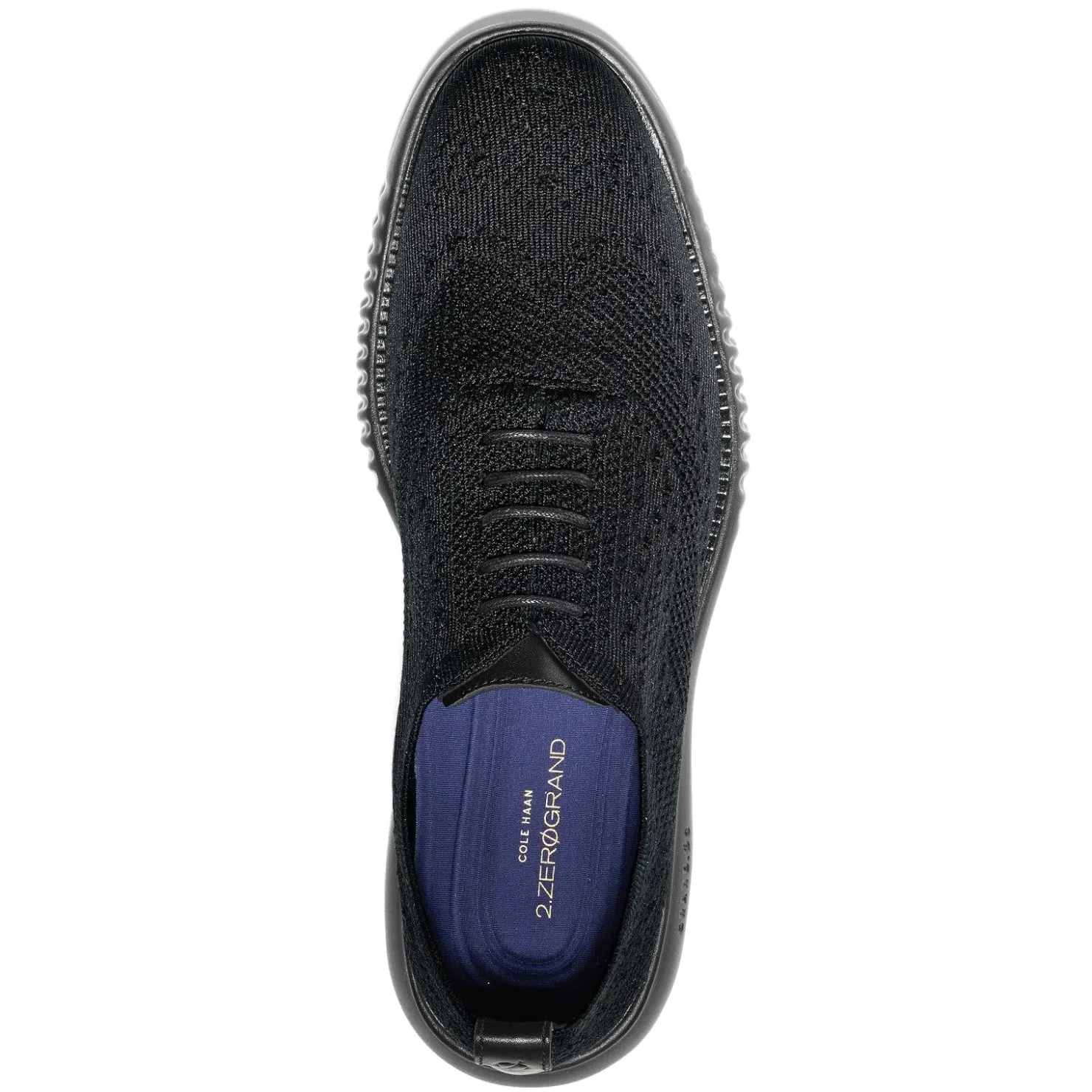 Dress*Cole Haan Men's , 2.ZEROGRAND Stitchlite Oxford Solid Black