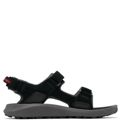 Footbed*Columbia Sportswear Company Men's Columbia, Trailstorm Hiker 3 Strap Sandal Black