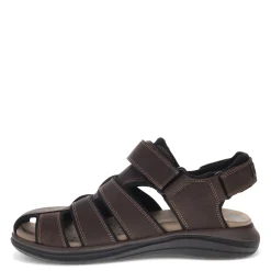 Sandals*Dockers Men's , Byrd Sandal Dark Brown Black