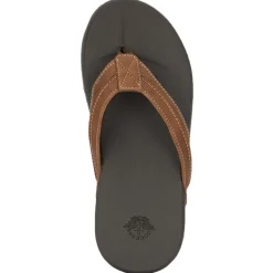Sandals*Dockers Men's , Freddy Flip Flop Sandal Tan