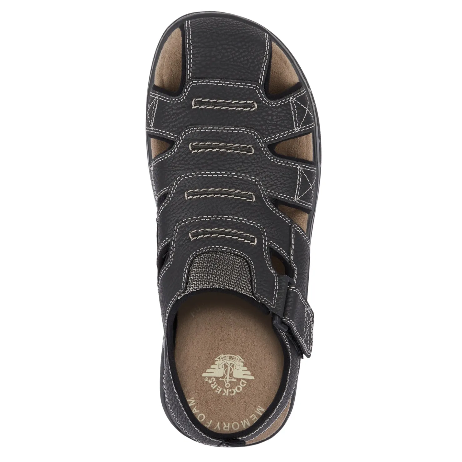 Sandals*Dockers Men's , Searose Sporty Sandal Black
