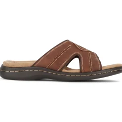 Slides*Dockers Men's , Sunland Slide Sandal Rust