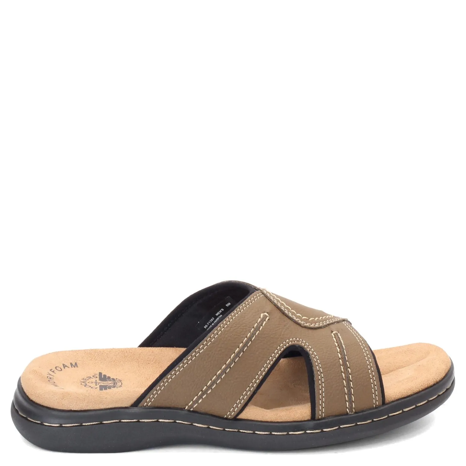 Slides*Dockers Men's , Sunland Slide Sandal Dark Tan