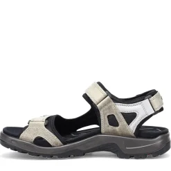 Sandals*ECCO Men's , Yucatan Sandal Grey Multi